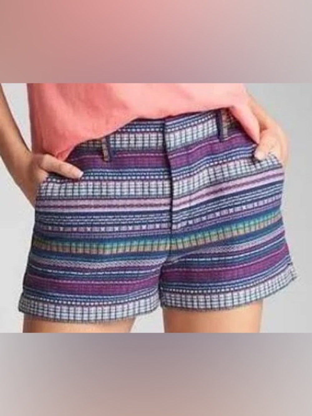 GAP Multicolor Woven Women’s City Short, size 6